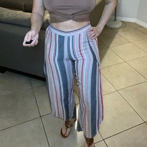 Drew striped flowy pants